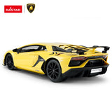 MASINA CU TELECOMANDA LAMORGHINI AVENTADOR SVJ GALBEN SCARA 1 LA 14