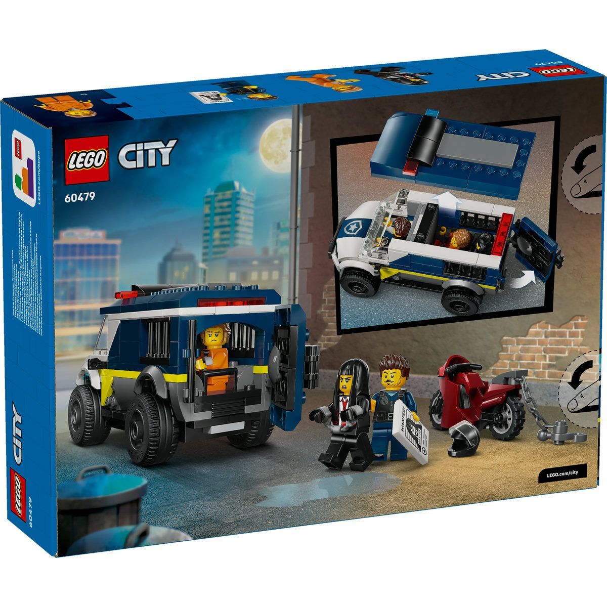 LEGO CITY DUBA PENTRU PRIZONIERI A POLITIEI 60479