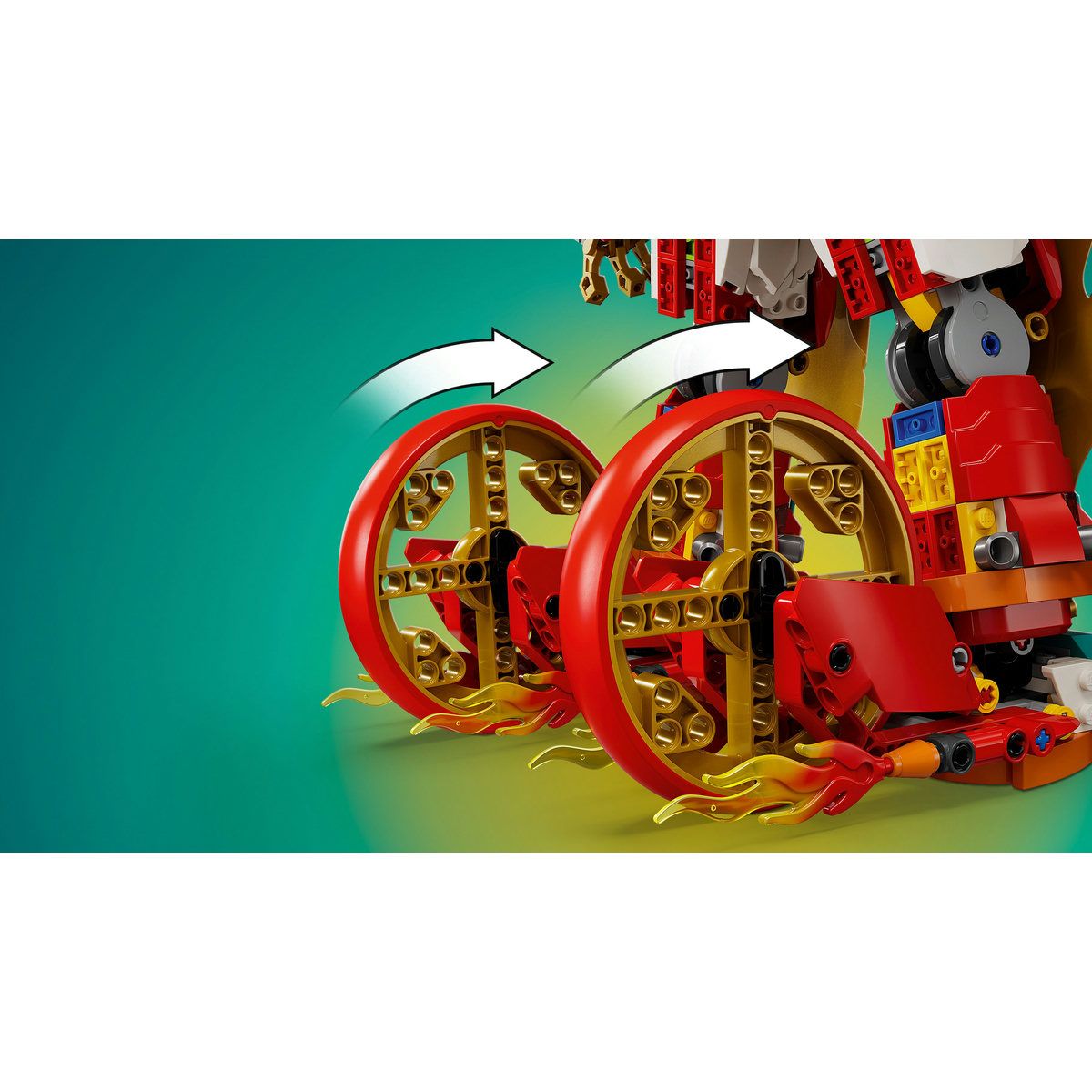 LEGO MONKIE KID ROBOTUL CU INEL DE FOC AL LUI NEZHA 80057