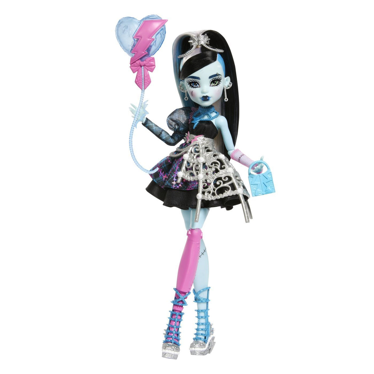 MONSTER HIGH ZIUA DE NASTERE DULCE SI INFRICOSATOARE PAPUSA FRANKIESTEIN CU ACCESORII