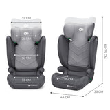 SCAUN AUTO KINDERKRAFT I-SPARK, I-SIZE 100-150 CM, GREY
