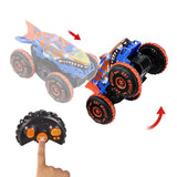 HOT WHEELS MONSTER TRUCK SHARKS VS DINOS MASINA CU TELECOMANDA TIGER SHARK CLIMBER