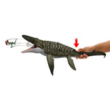 JURASSIC WORLD REBIRTH BITE N BLAST DINOZAUR MOSASAURUS INTERACTIV CU MISCARI SI FUNCTIE SPECIALA 50CM