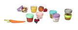 SET 12 RECIPIENT STICLA PENTRU HRANA BEBE, MELII, 6*59 ML + 6*118 ML