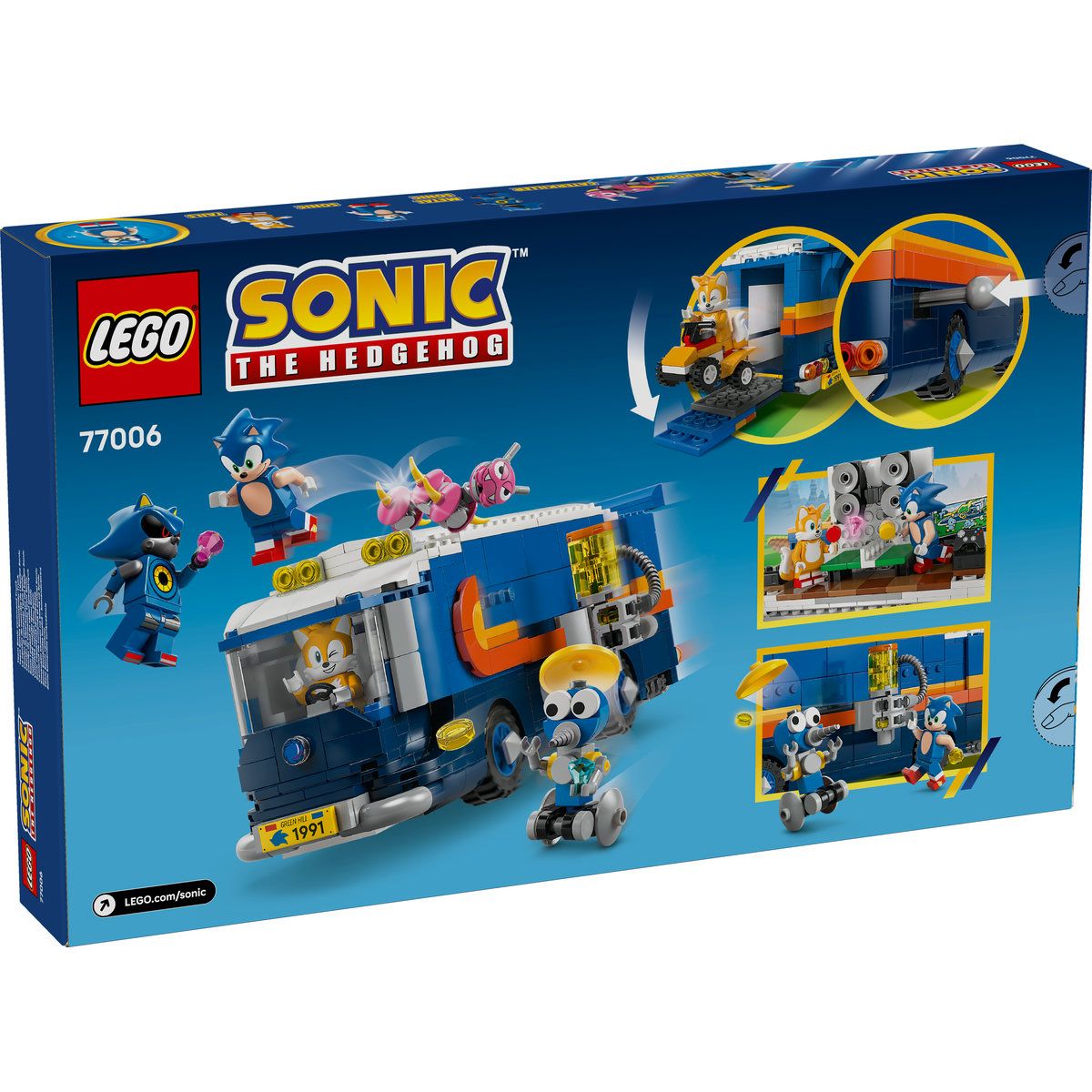 LEGO SONIC CAMIONUL DE COMANDA AL ECHIPEI SONIC 77006
