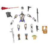 STAR WARS MIX MASHERS DELUXE SET FIGURINA MANDALORIAN AND GROGU 12CM SI ACCESORII