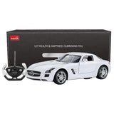 MASINA CU TELECOMANDA MERCEDES-BENZ SLS ALB SCARA 1 LA 14