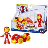 SPIDEY PRIETENII EXTRAORDINARI SET VEHICUL SI FIGURINA IRON MAN