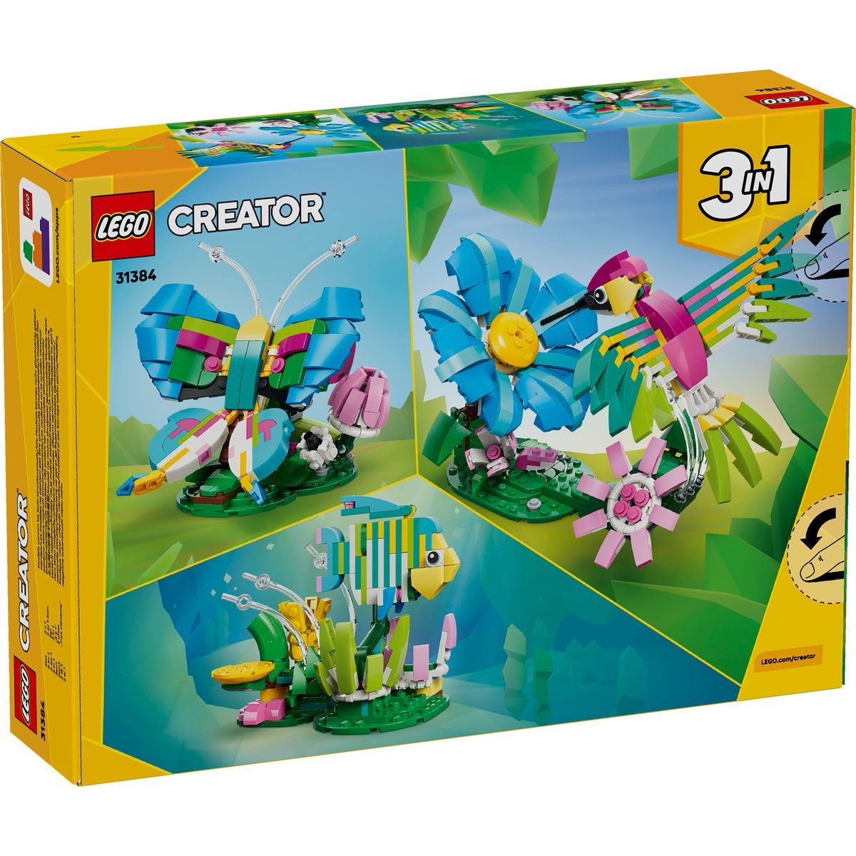 LEGO CREATOR ANIMALE SALBATICE COLIBRI COLORAT 31384