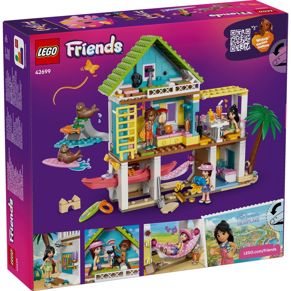 LEGO FRIENDS CASA PE PLAJA CU FOCI 42699