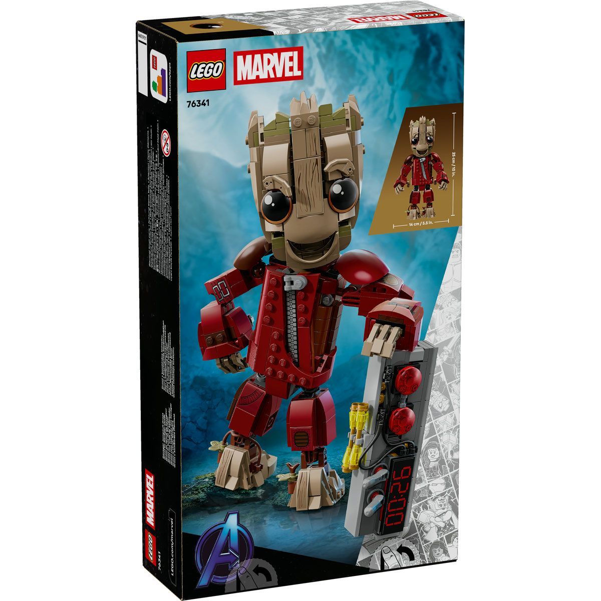 LEGO MARVEL GROOT IN UNIFORMA RAVAGER 76341