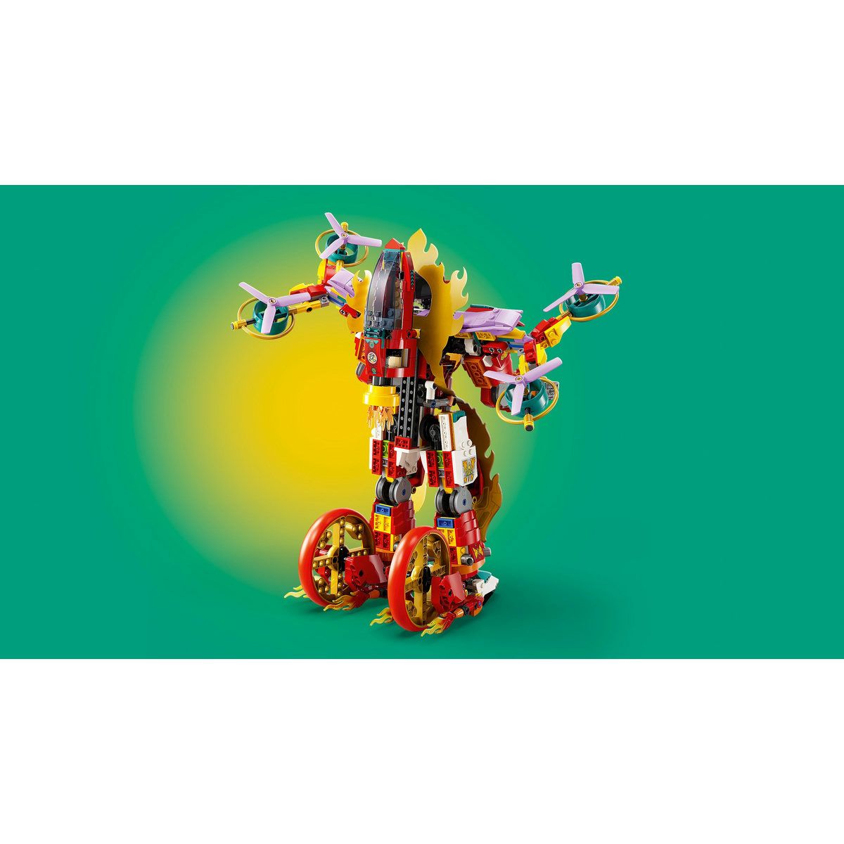 LEGO MONKIE KID ROBOTUL CU INEL DE FOC AL LUI NEZHA 80057