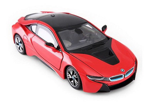 MASINUTA METALICA BMW I8 ROSU SCARA 1 LA 24