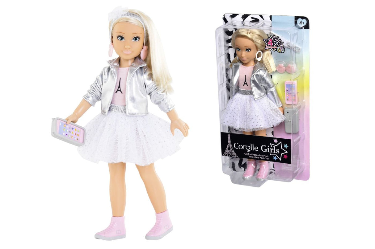 COROLLE SET SAPTAMANA MODEI LA PARIS PAPUSA VALENTINE 28CM