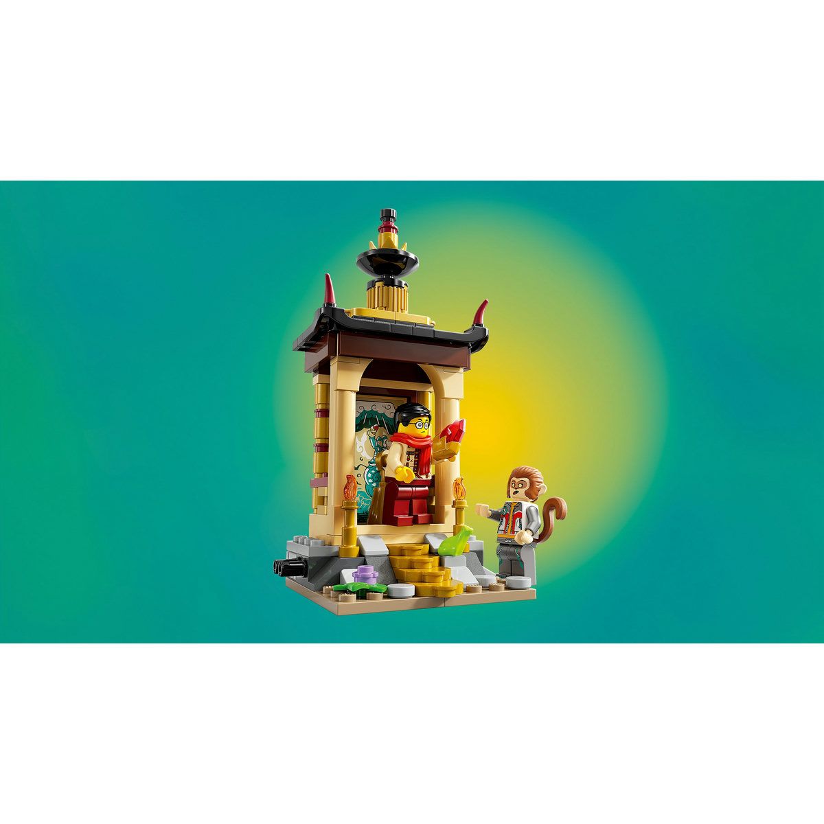 LEGO MONKIE KID BESTIA CU NOUA CAPETE 80056
