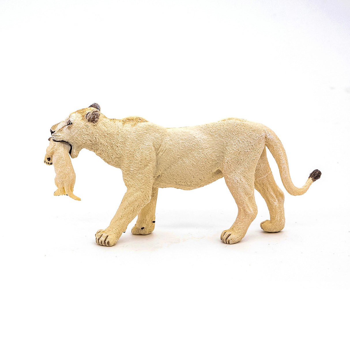PAPO FIGURINA LEOAICA ALBA CU PUI