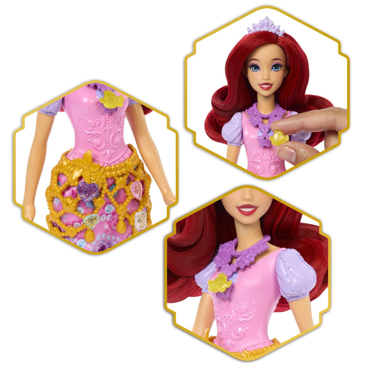 DISNEY PRINCESS JEWEL REVEAL PAPUSA ARIEL
