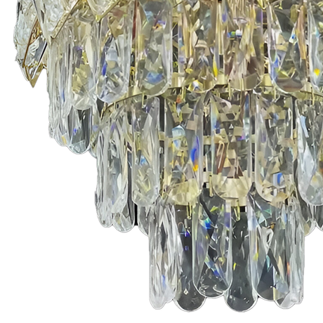 Candelabru Cristal Windsor Petito 3Xe27, Diametru 30Cm, Lucios - vivimall.ro