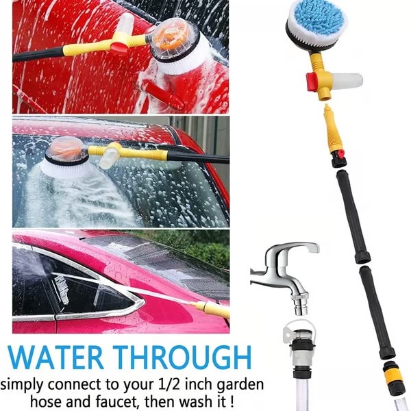 Mop rotativ 2în1 pentru mașină - vivimall.ro