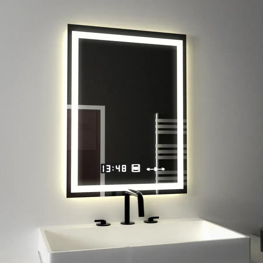 Oglindă LED Rectangulară Verite Marcello | Motionglow - vivimall.ro