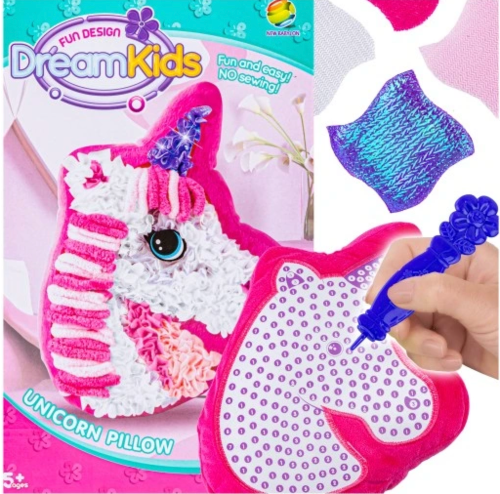 Kit creatie perna unicorn copii | DreamKids 2 - vivimall.ro