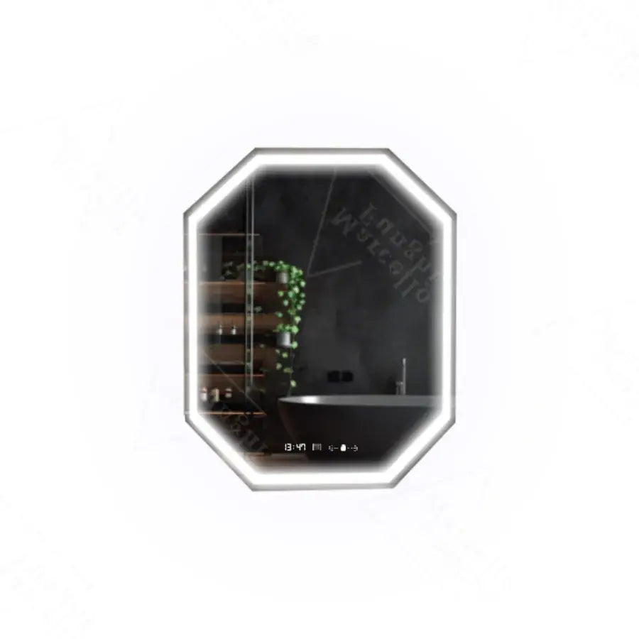 Oglinda Led Poligon, Ralya Senzor Motionglow Marcello, Sistem Dezaburire, Ceas & Termometru - vivimall.ro