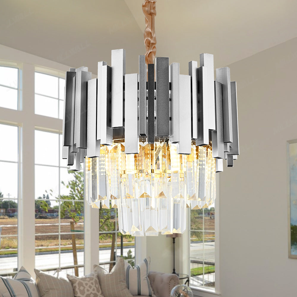 Candelabru Cristal Blois Nobile 5Xe14, Diametru 40Cm - vivimall.ro