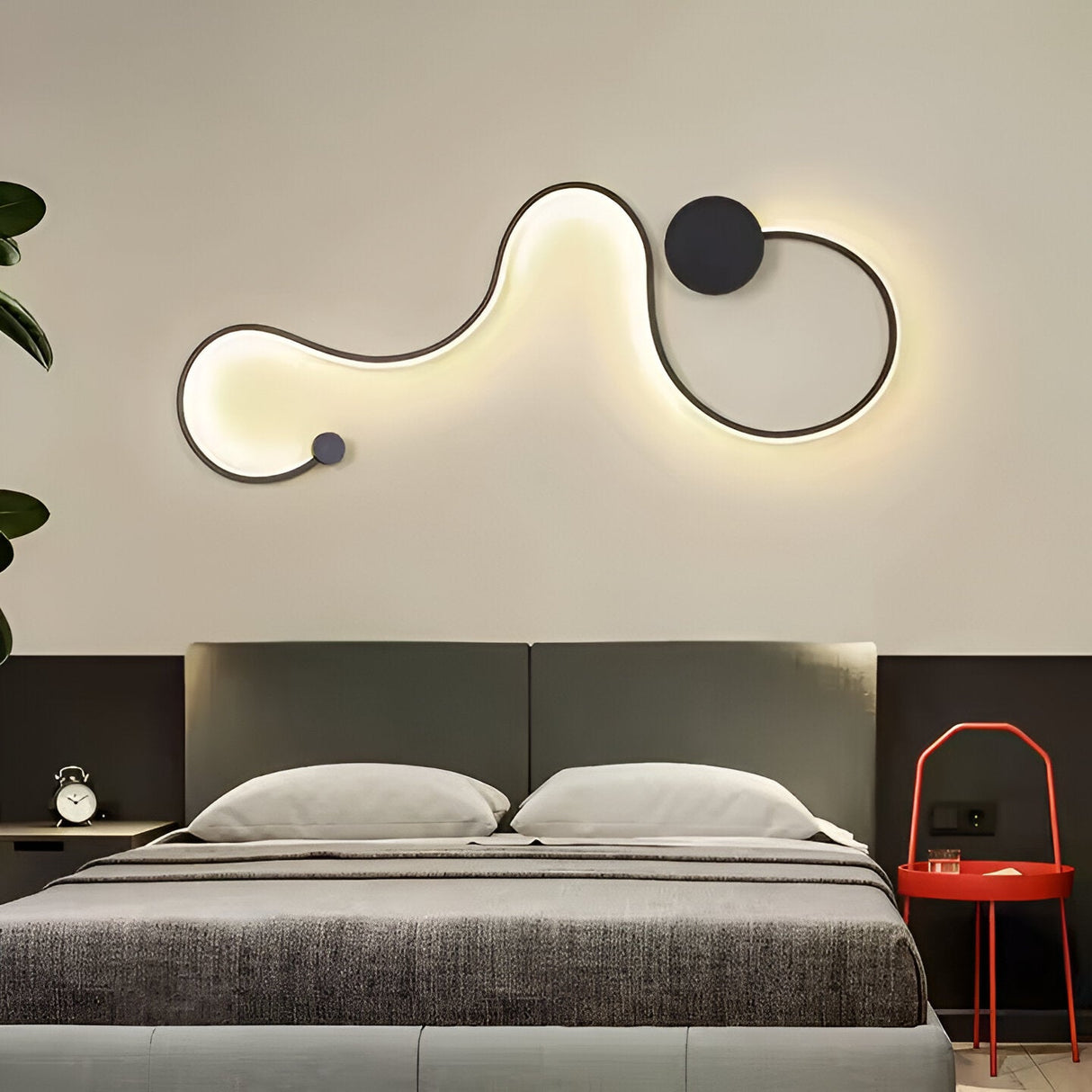 Aplica Led Delilah Decorativa Lumina Rece/Calda/Neutra Metal Si Silicon - vivimall.ro