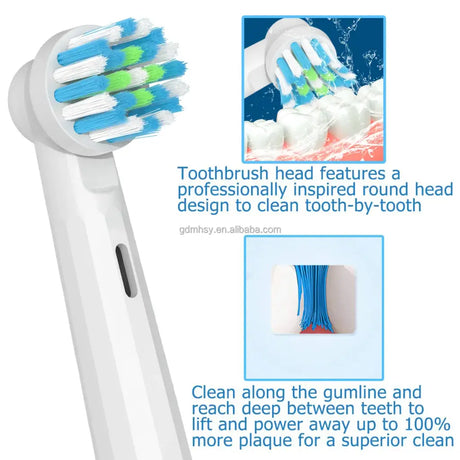 Set 4 X Rezerve Compatibile Oral-B - vivimall.ro