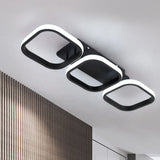 Lustra Led Vertex, 3 Patrate, Liniara, Lumina Rece/Calda/Neutra - vivimall.ro