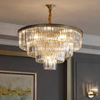 Candelabru Cristal Chambord Eleganza 8Xe14, Diametru 48Cm, Mat - vivimall.ro