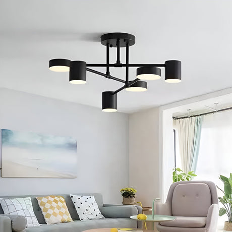 Lustra Led Galios, 6 Elemente, Lumina Rece/Calda/Neutra - vivimall.ro
