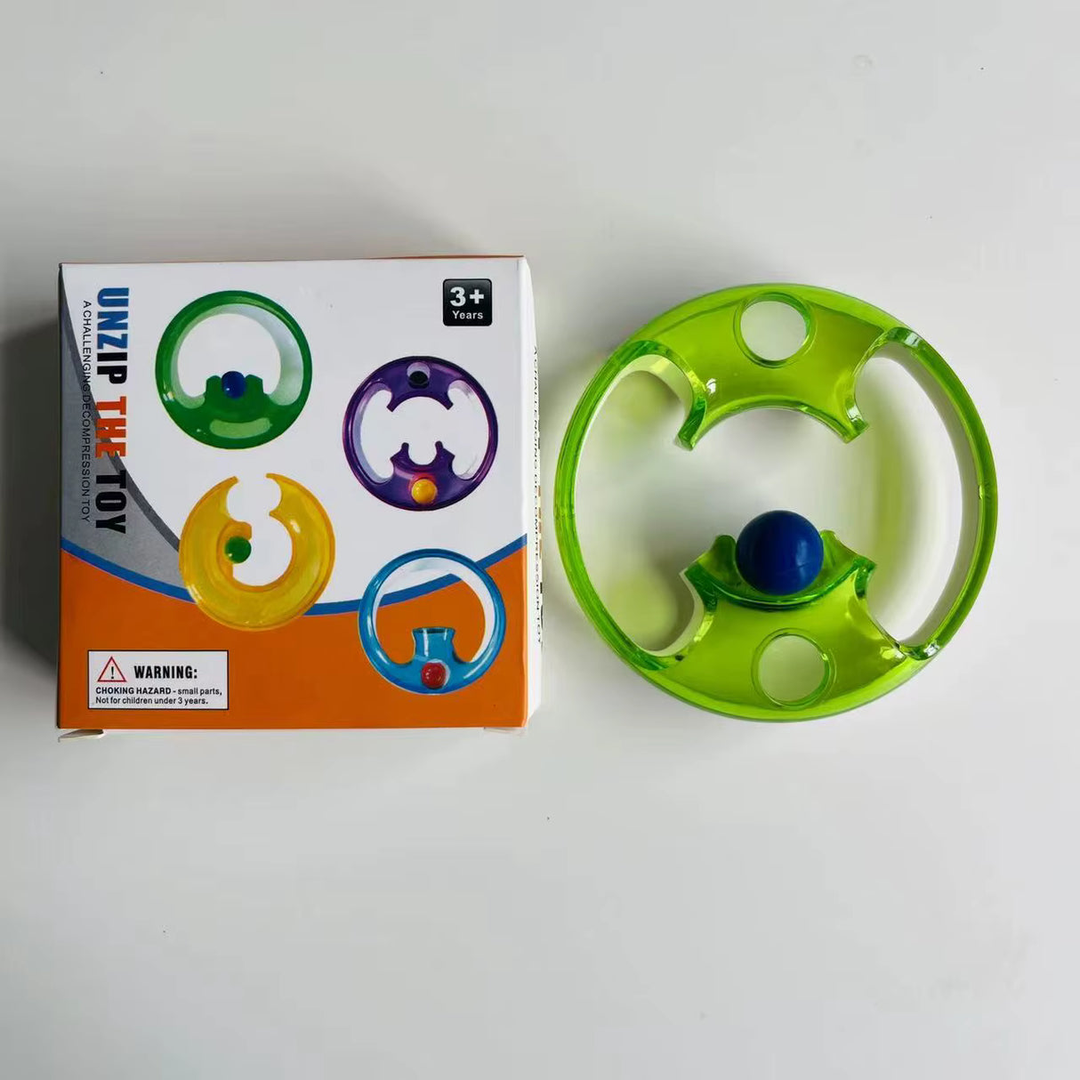 Jucarie Antistres Din Silicon Spin Toy Multicolor | SpinzyPlay