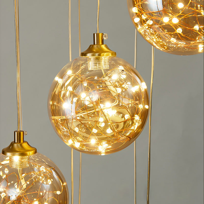 Candelabru Cristal Led Kilkenny Culmino, Lumina Neutra, Diametru 60Cm - vivimall.ro