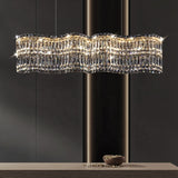 Candelabru Cristal Led Cu Telecomanda Regalis, Crom Lucios - vivimall.ro