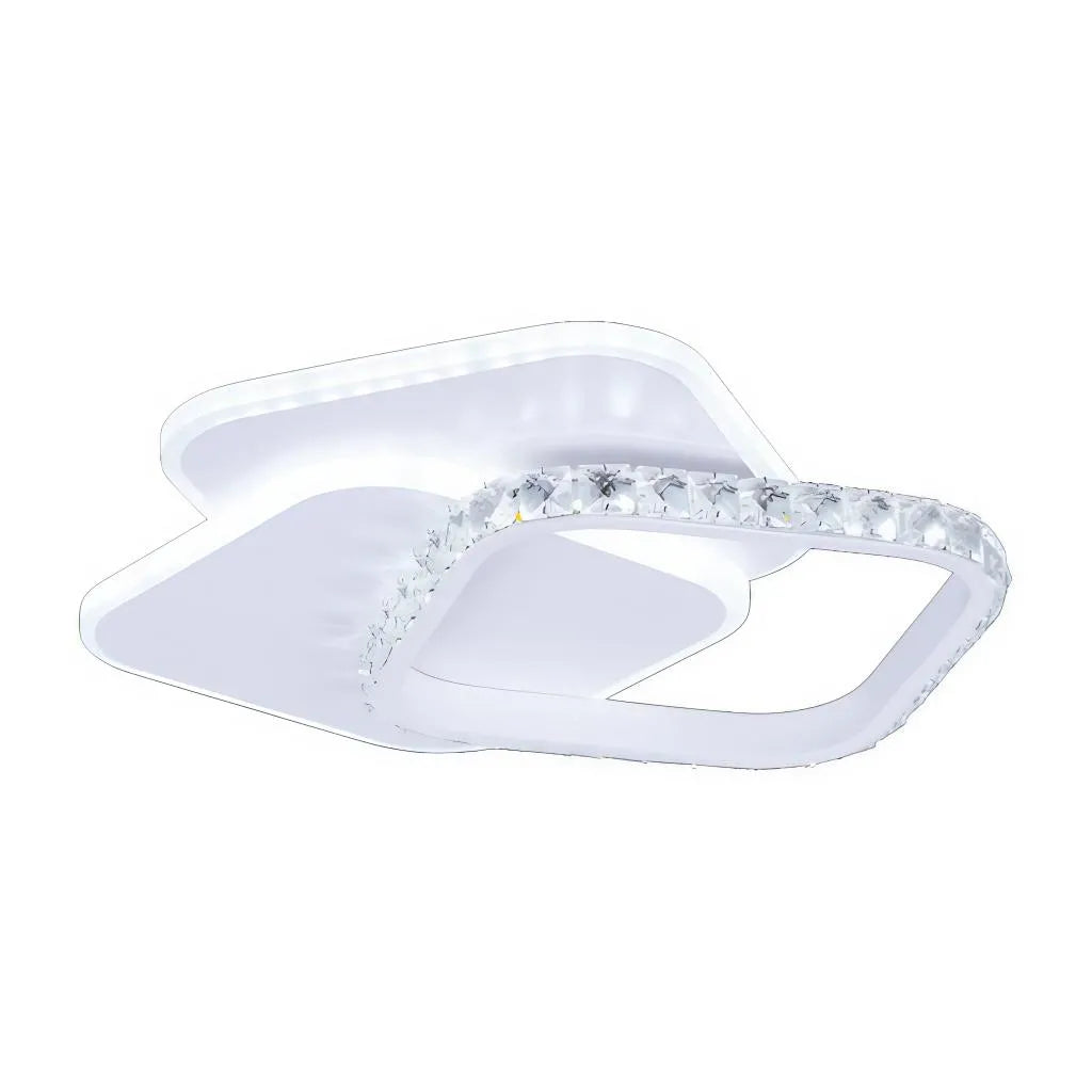 Lustra Led Cu Cristal Anastasia, Diametru 30Cm, Lumina Rece/Calda/Neutra - vivimall.ro