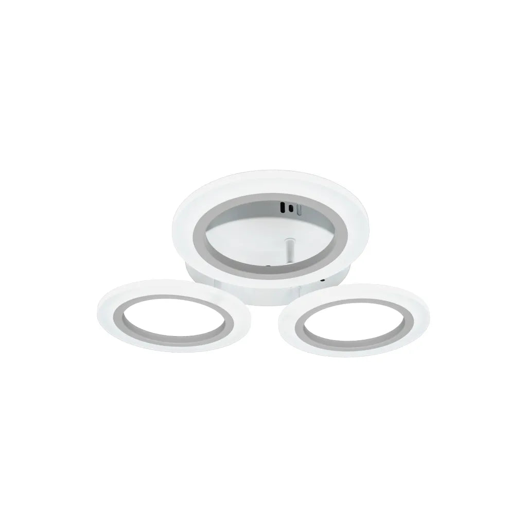 Lustra Led Mara, 3 Cercuri, Lumina Neutra - vivimall.ro