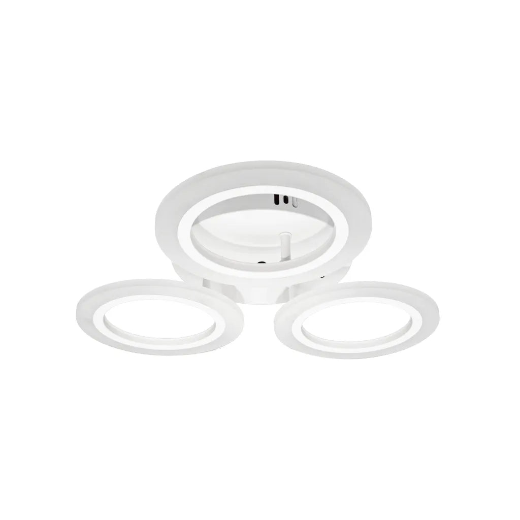 Lustra Led Mara, 3 Cercuri, Lumina Neutra - vivimall.ro