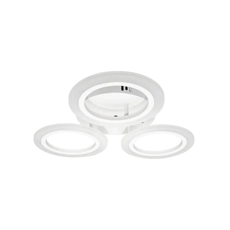 Lustra Led Mara, 3 Cercuri, Lumina Neutra - vivimall.ro