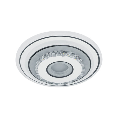 Lustra Led Cu Cristal Mita, Diametru 20Cm, Rotunda, Lumina Rece/Calda/Neutra - vivimall.ro