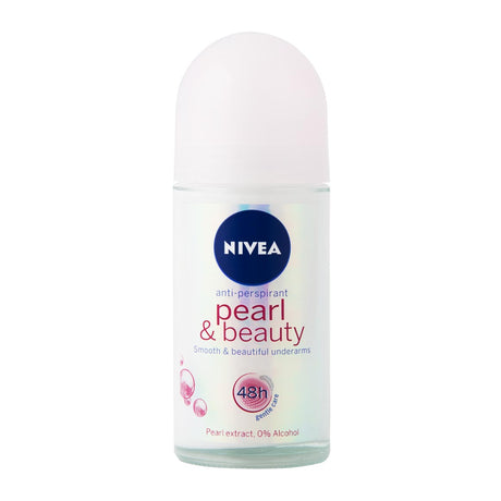 Deodorant Nivea Pearl and Beauty Roll On 50 ml | Protecție de 48h