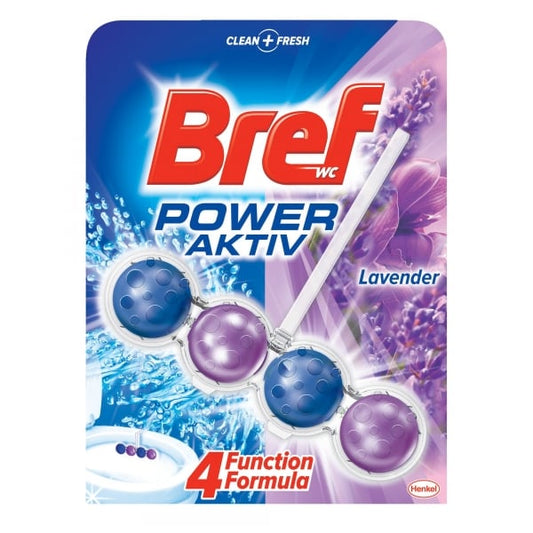 Bref Power Aktiv — odorizant/atârnat WC, Lavandă, 50 g - vivimall.ro
