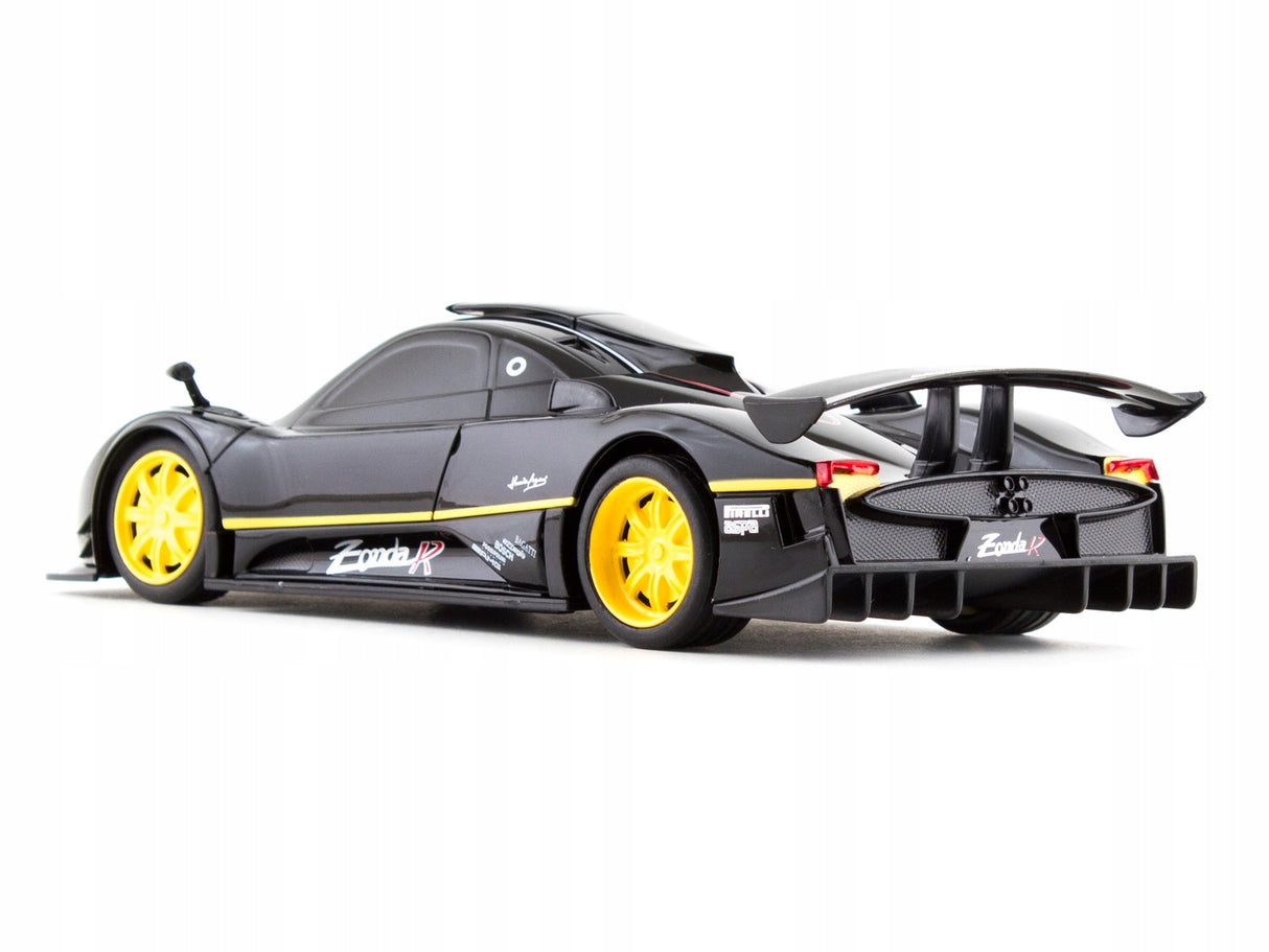 MASINA CU TELECOMANDA PAGANI ZONDA R NEGRU CU SCARA 1 LA 24