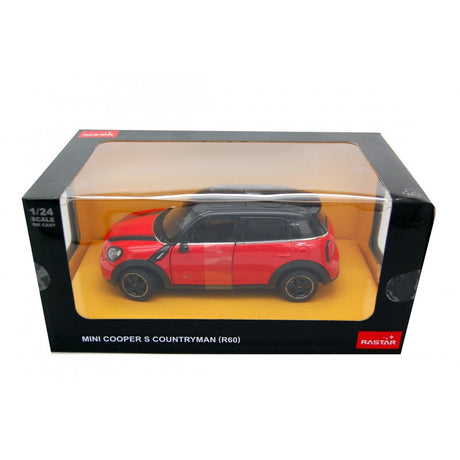 MASINUTA METALICA MINICOOPER ROSU SCARA 1 LA 24