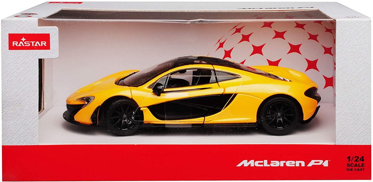 MASINUTA METALICA McLAREN P1 GALBEN SCARA 1 LA 24