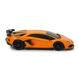 MASINA CU TELECOMANDA LAMBORGHINI AVENTADOR SVJ PORTOCALIU CU SCARA 1 LA 24