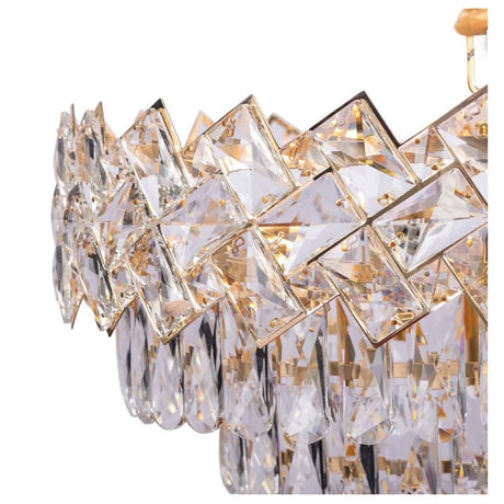Candelabru Cristal Windsor Nobile 5Xe14, Diametru 40Cm, Lucios - vivimall.ro