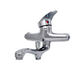 Baterie Cada Crom Lucios - Set Complet Cu Pipa Pivotanta De 25Cm, Para - vivimall.ro