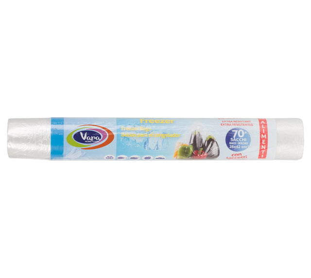 Sacchetti Freezer Linea Food - Vapsrl - 70 pz - Protejează-ți alimentele
