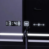Oglinda Led Rectangulara, Sole Senzor Marcello, Sistem Dezaburire, Ceas & Termometru - vivimall.ro